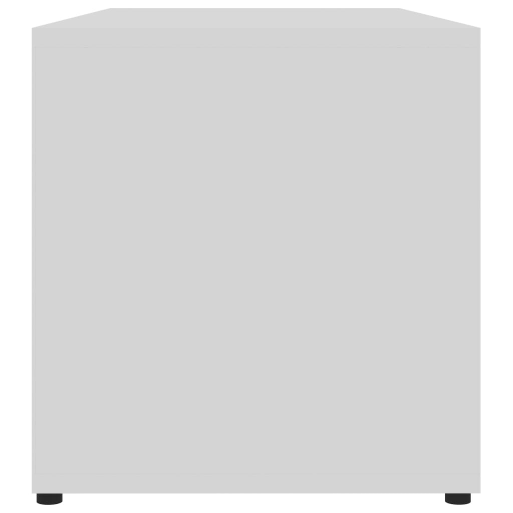 vidaXL Televizoriaus spintelė, baltos spalvos, 80x34x36cm, MDP