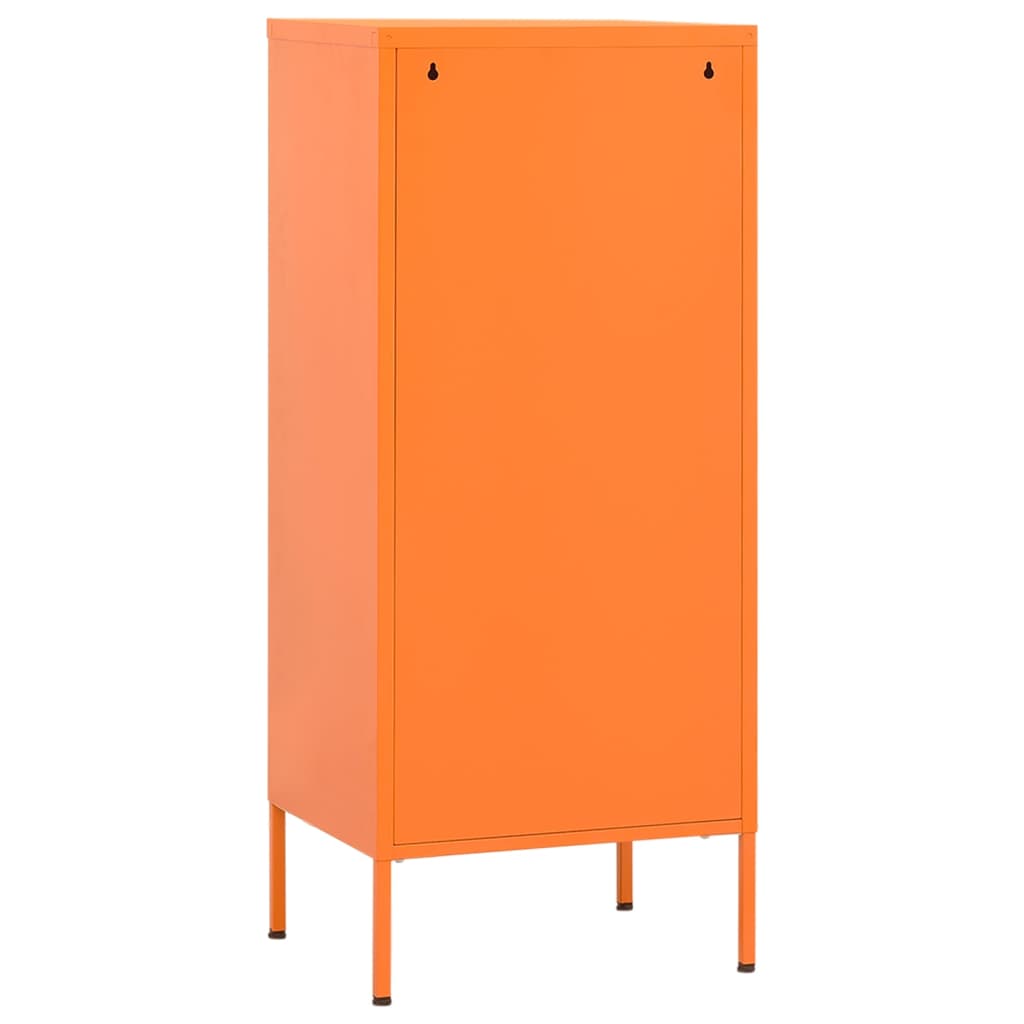 vidaXL Sandėliavimo spintelė, oranžinė, 42,5x35x101,5cm, plienas