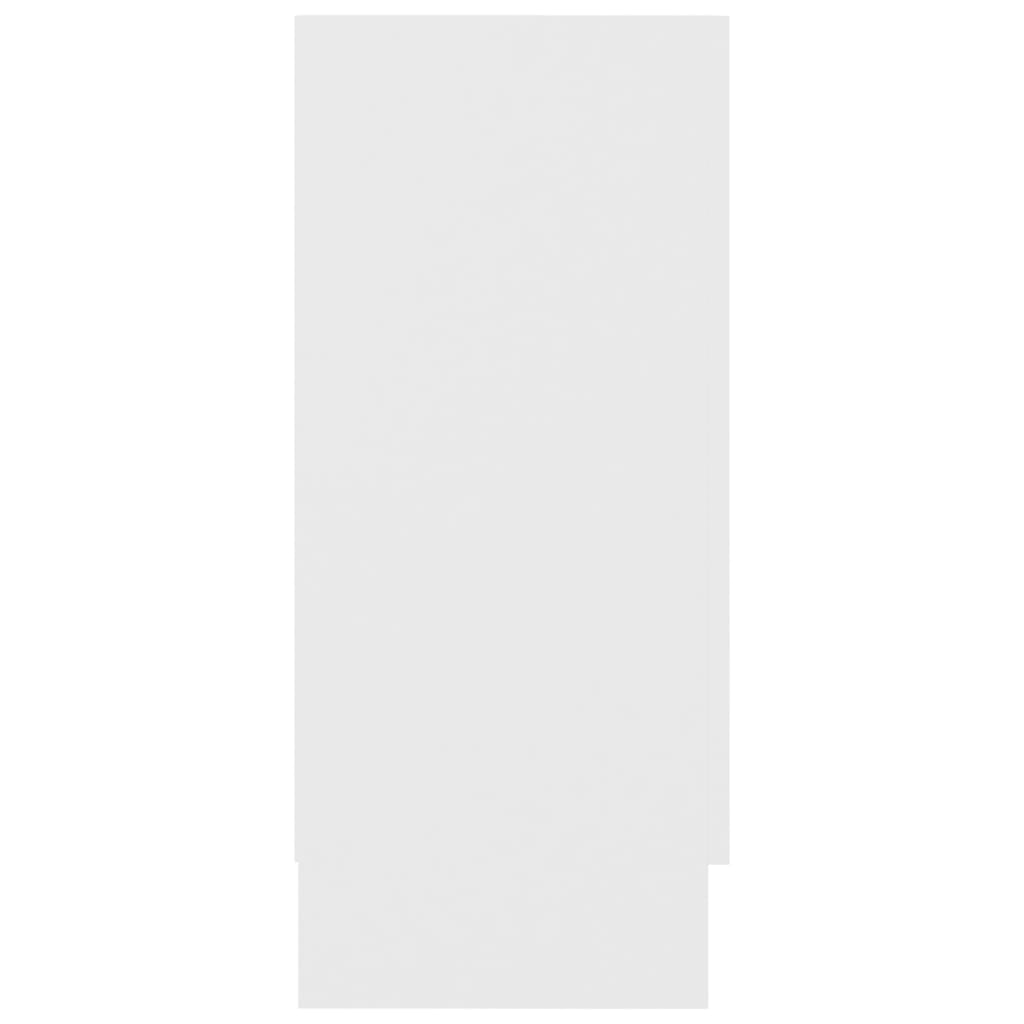 vidaXL Šoninė spintelė, baltos spalvos, 120x30,5x70cm, MDP