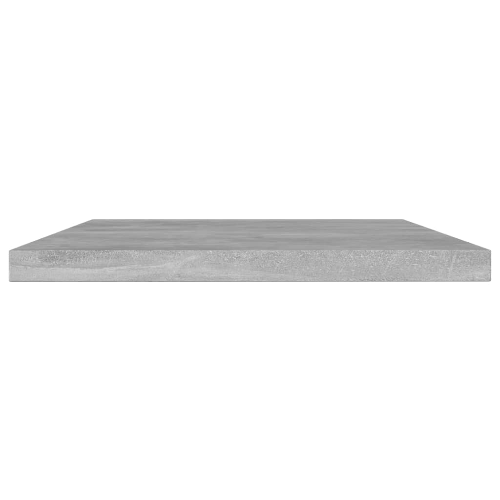 vidaXL Knygų lentynos plokštės, 4vnt., betono pilkos, 60x10x1,5cm, MDP