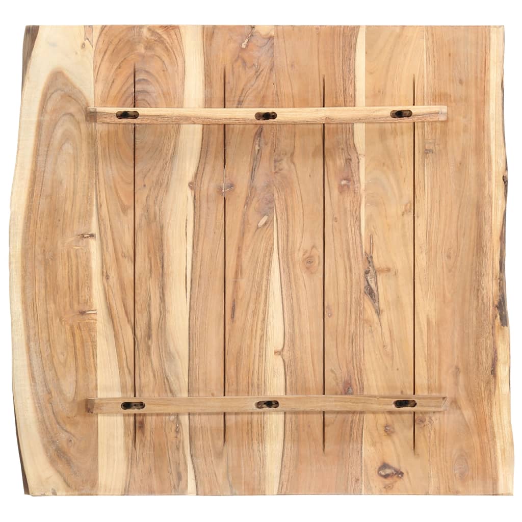 vidaXL Stalviršis, 58x(50-60)x3,8cm, akacijos medienos masyvas
