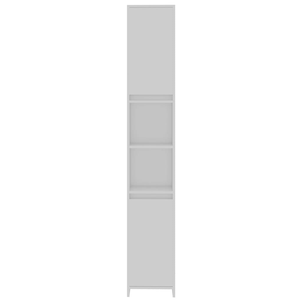 vidaXL Vonios kambario spintelė, baltos spalvos, 30x30x183,5cm, MDP