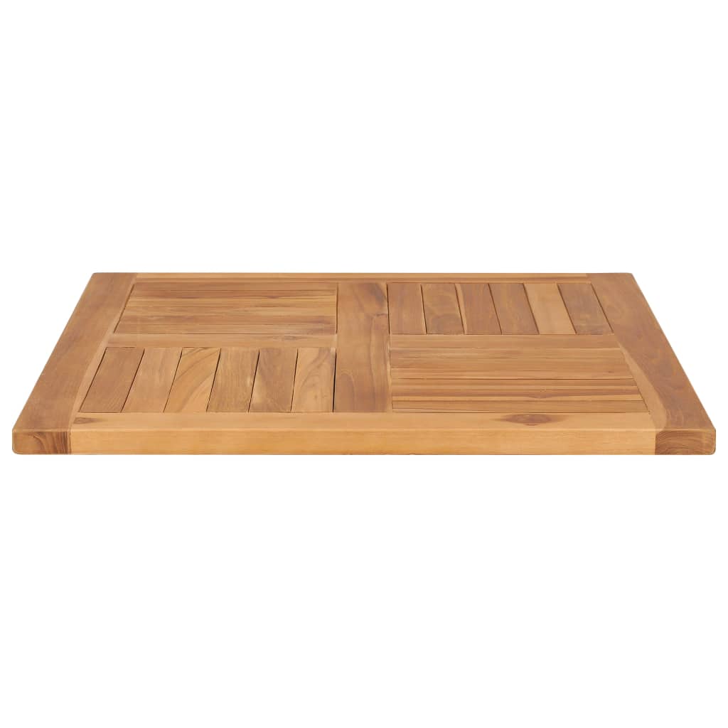 vidaXL Stalviršis, 70x70x2,5cm, tikmedžio medienos masyvas