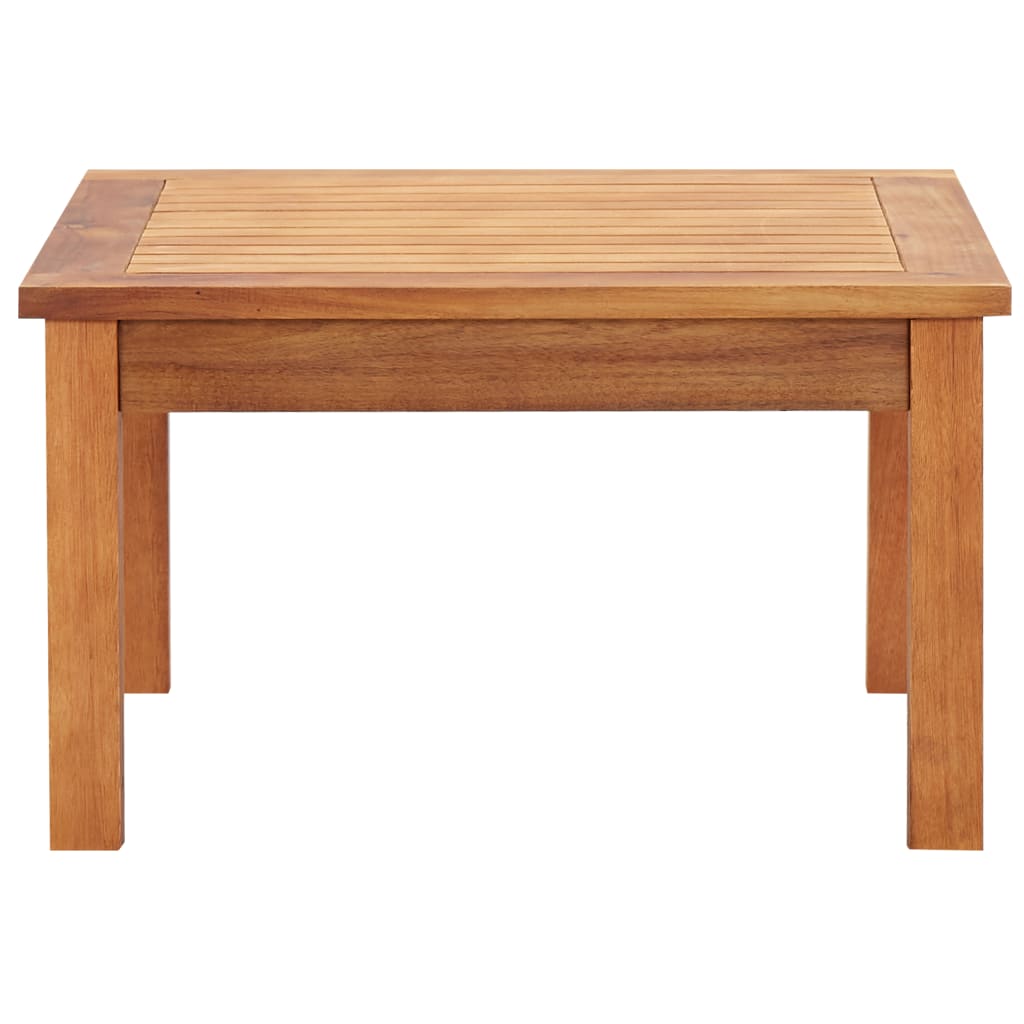 vidaXL Sodo kavos staliukas, 60x60x36cm, akacijos medienos masyvas