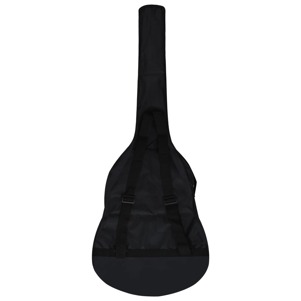 vidaXL Gitaros dėklas 1/2 dydžio gitarai, juodas, 94x35 cm, audinys