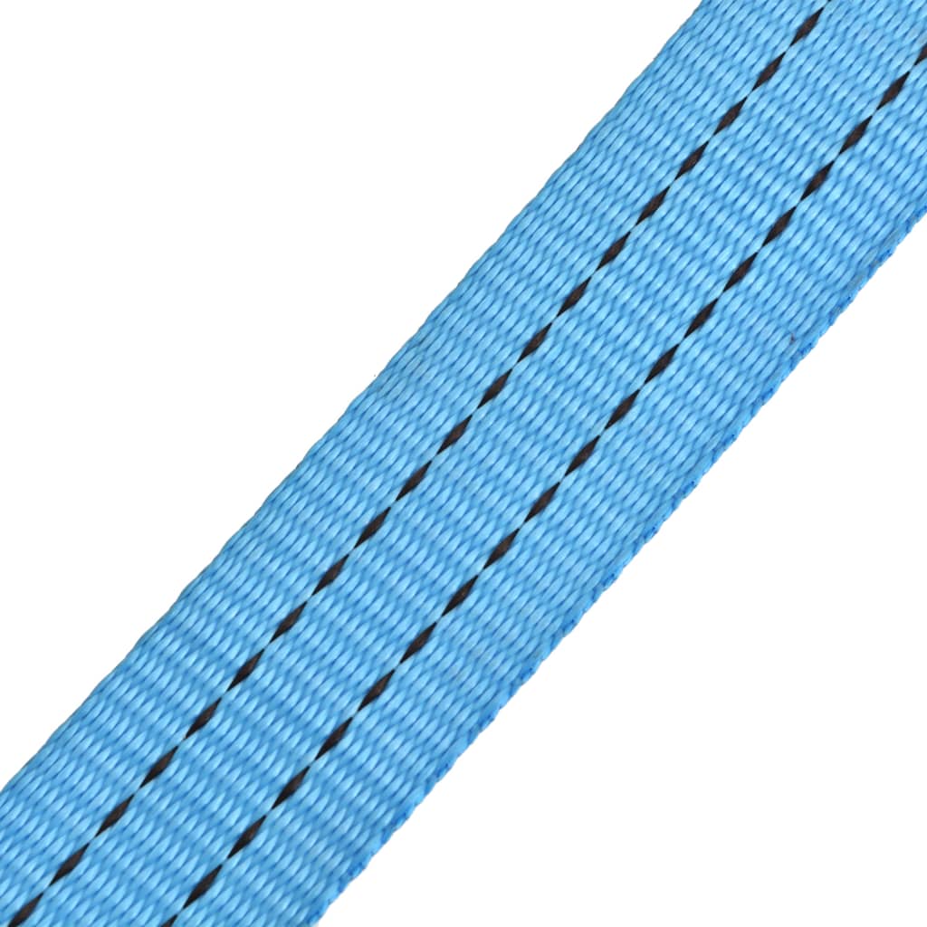 vidaXL Reketo tvirtinamieji dirželiai, 10vnt., 2t., 6mx38mm, mėlyni