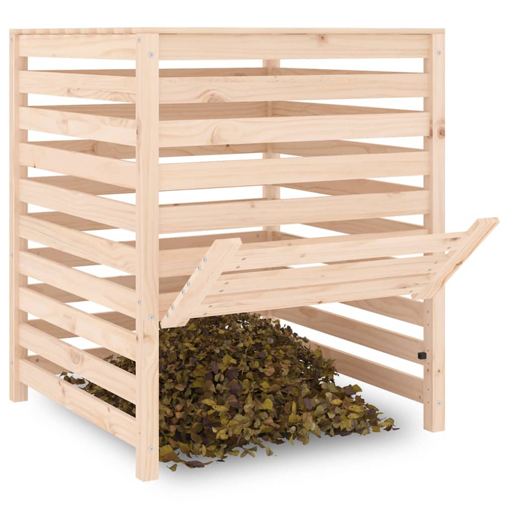 vidaXL Komposto dėžė, 82,5x82,5x99,5cm, pušies medienos masyvas