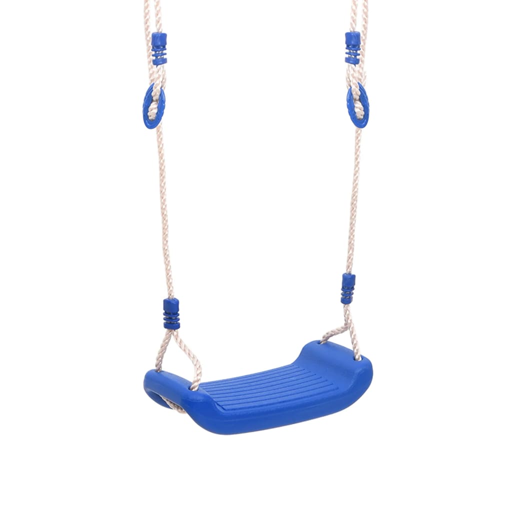 vidaXL Sūpynės su virvėmis, 2vnt., mėlynos spalvos, 38x16cm, PE