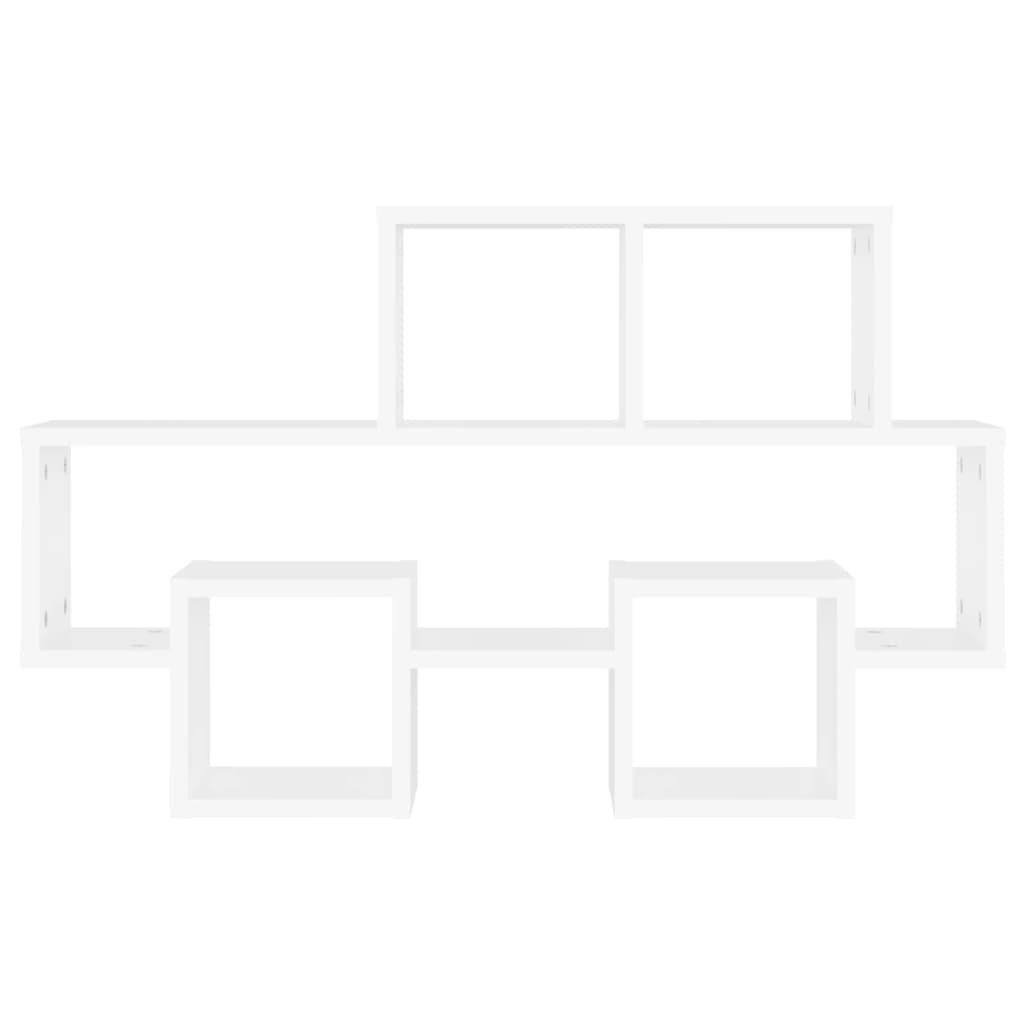 vidaXL Automobilio formos sieninė lentyna, balta, 82x15x51cm, MDP