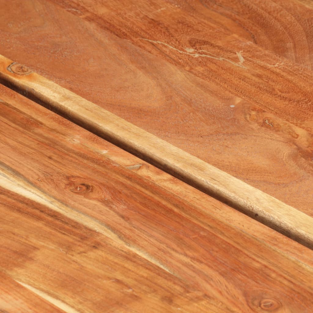vidaXL Kavos staliukas, 142x90x42cm, akacijos medienos masyvas
