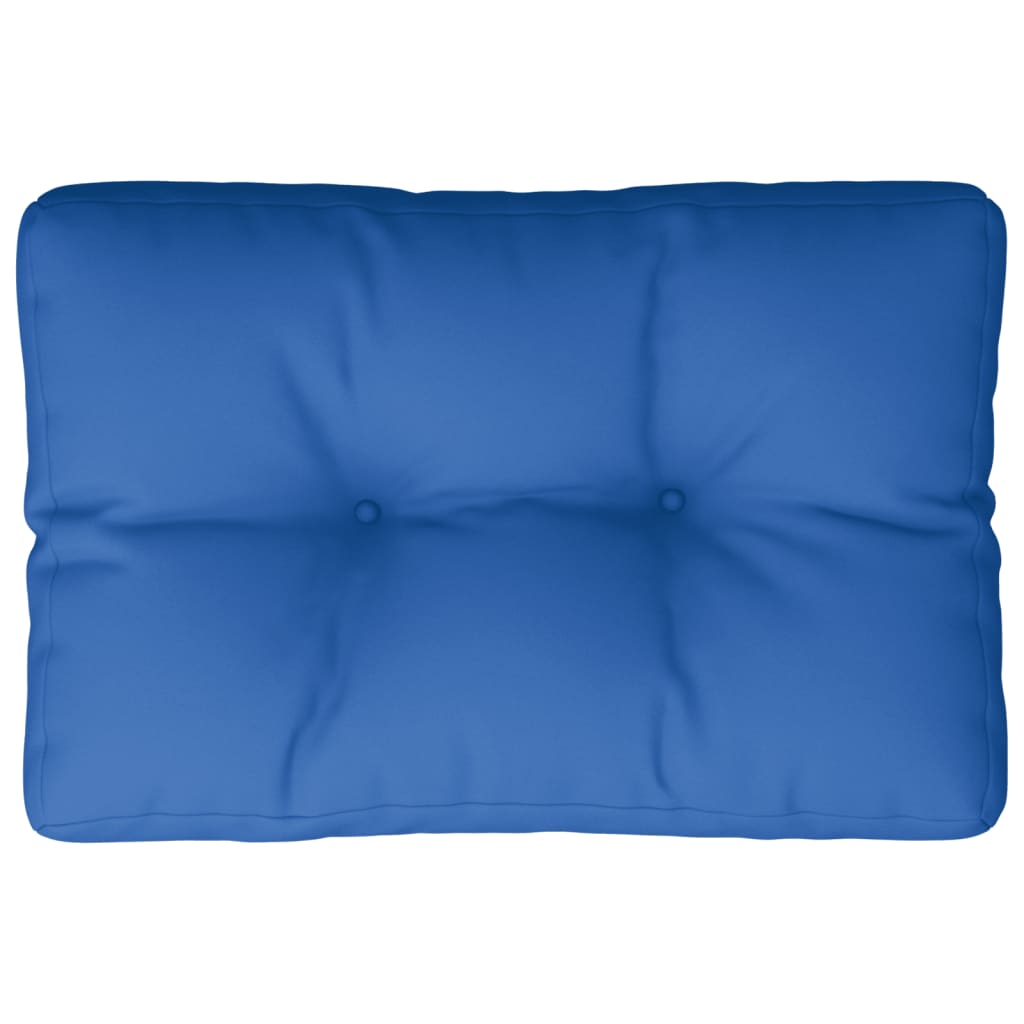vidaXL Paletės pagalvėlė, karališka mėlyna, 50x40x12cm, audinys