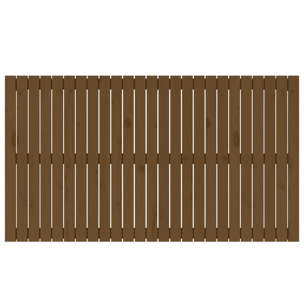 vidaXL Sieninis galvūgalis, medaus rudas, 159,5x3x90cm, pušies masyvas