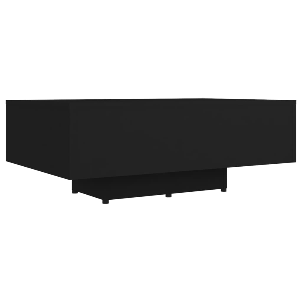 vidaXL Kavos staliukas, juodos spalvos, 85x55x31cm, apdirbta mediena
