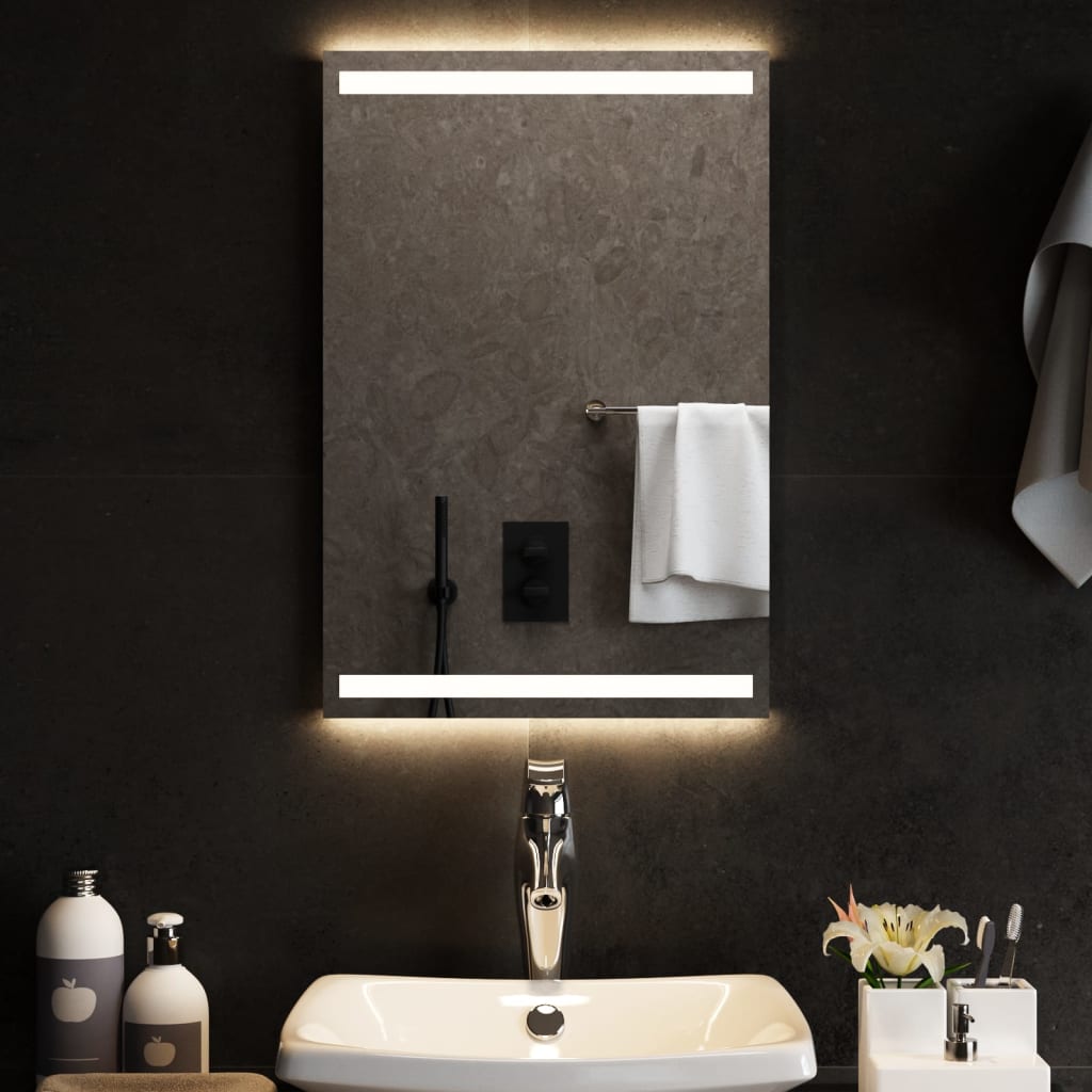 vidaXL Vonios kambario LED veidrodis, 40x60cm