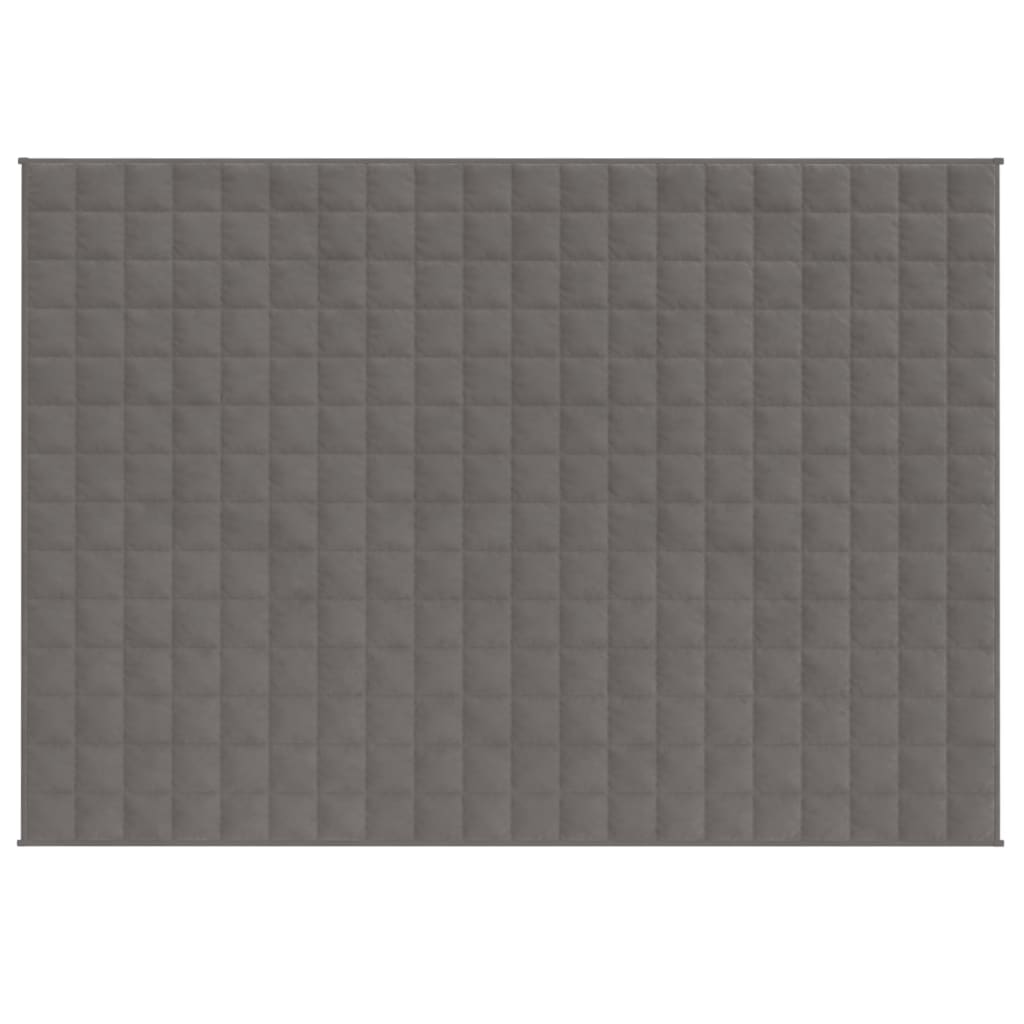 vidaXL Sunki antklodė, pilkos spalvos, 150x200cm, 7kg