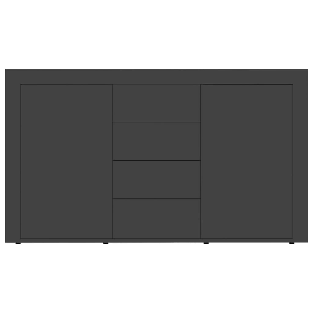 vidaXL Šoninė spintelė, pilkos spalvos, 120x36x69cm, MDP