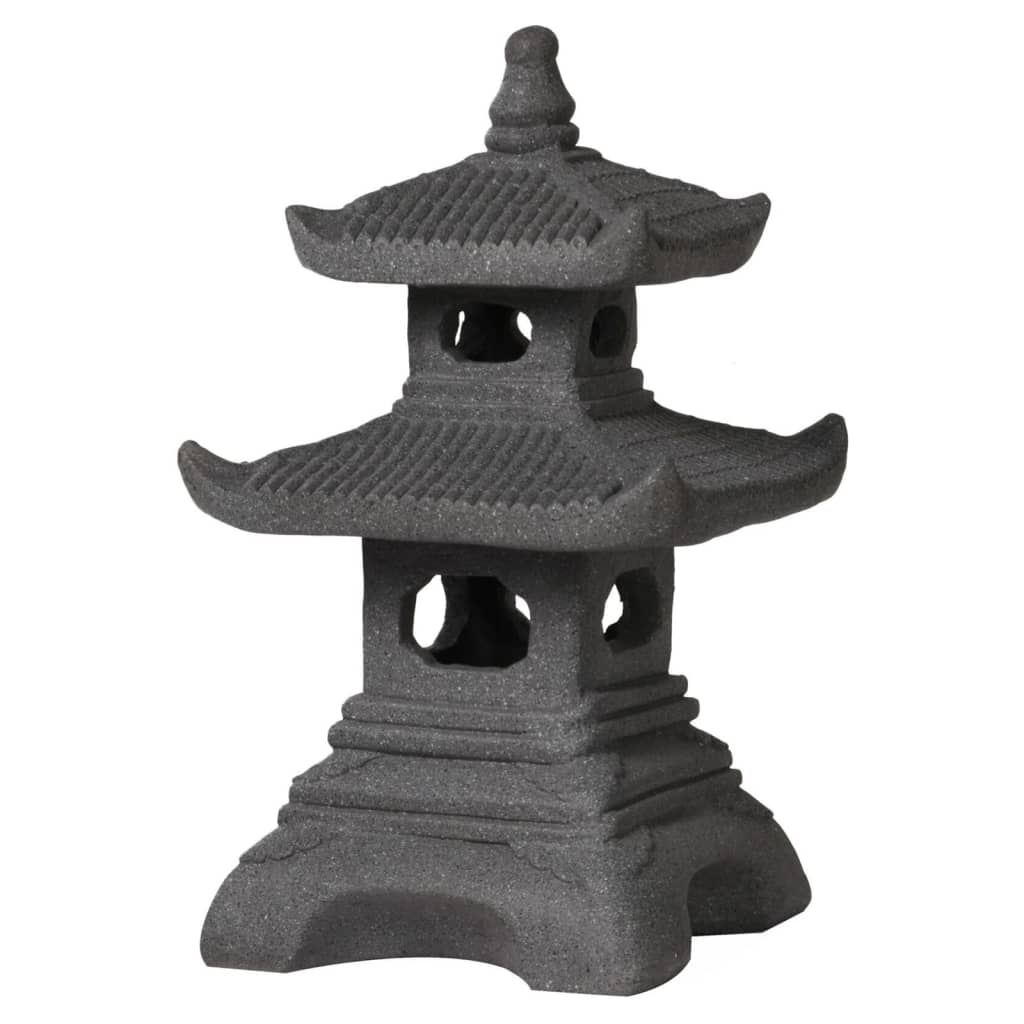 ProGarden Sodo dekoracija pagodos skulptūra, antracito, 30x30x50cm