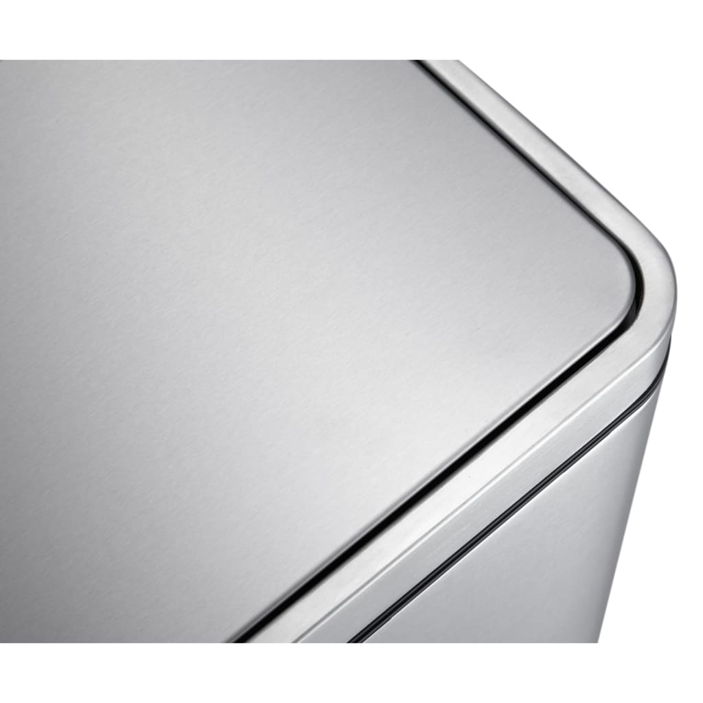 EKO Šiukšliadėžė su pedalu X-Cube, matinės sidabrinės spalvos, 30l