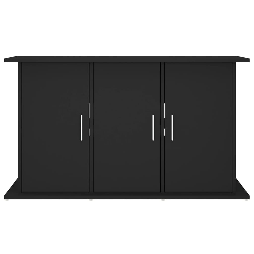vidaXL Akvariumo stovas, juodos spalvos, 101x41x58cm, apdirbta mediena