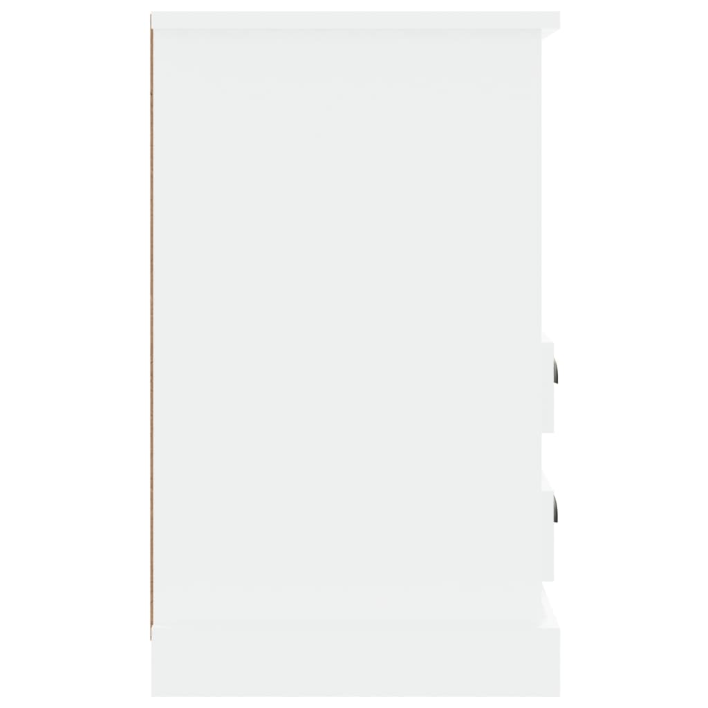 vidaXL Naktinė spintelė, baltos spalvos, 43x36x60cm