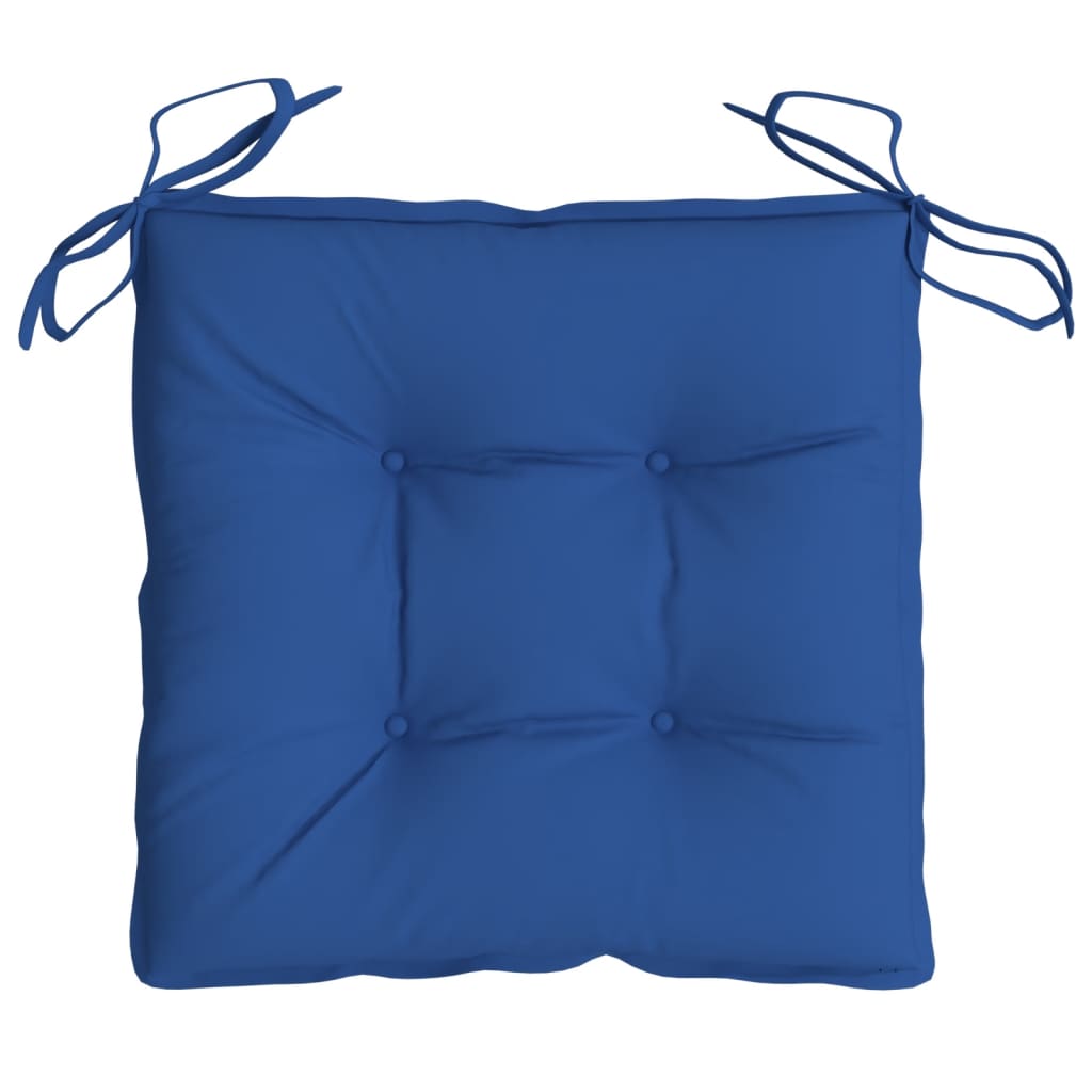 vidaXL Kėdės pagalvėlės, 6vnt., mėlynos, 50x50x7cm, oksfordo audinys