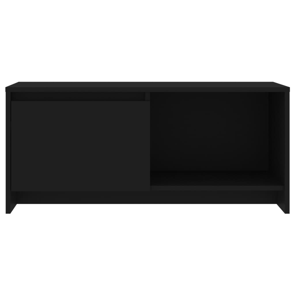 vidaXL Televizoriaus spintelė, juodos spalvos, 90x35x40cm, MDP