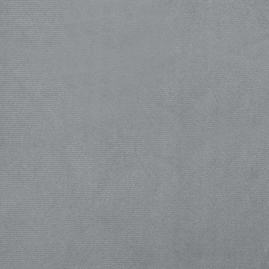 vidaXL Krėslas, tamsiai pilkos spalvos, aksomas