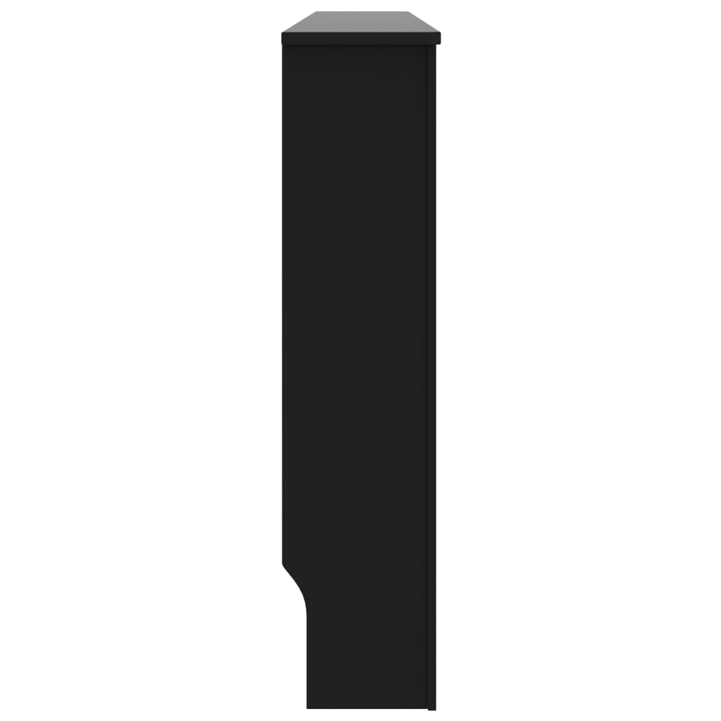 vidaXL Radiatoriaus uždangalas, juodos spalvos, 172x19x81,5cm, MDF