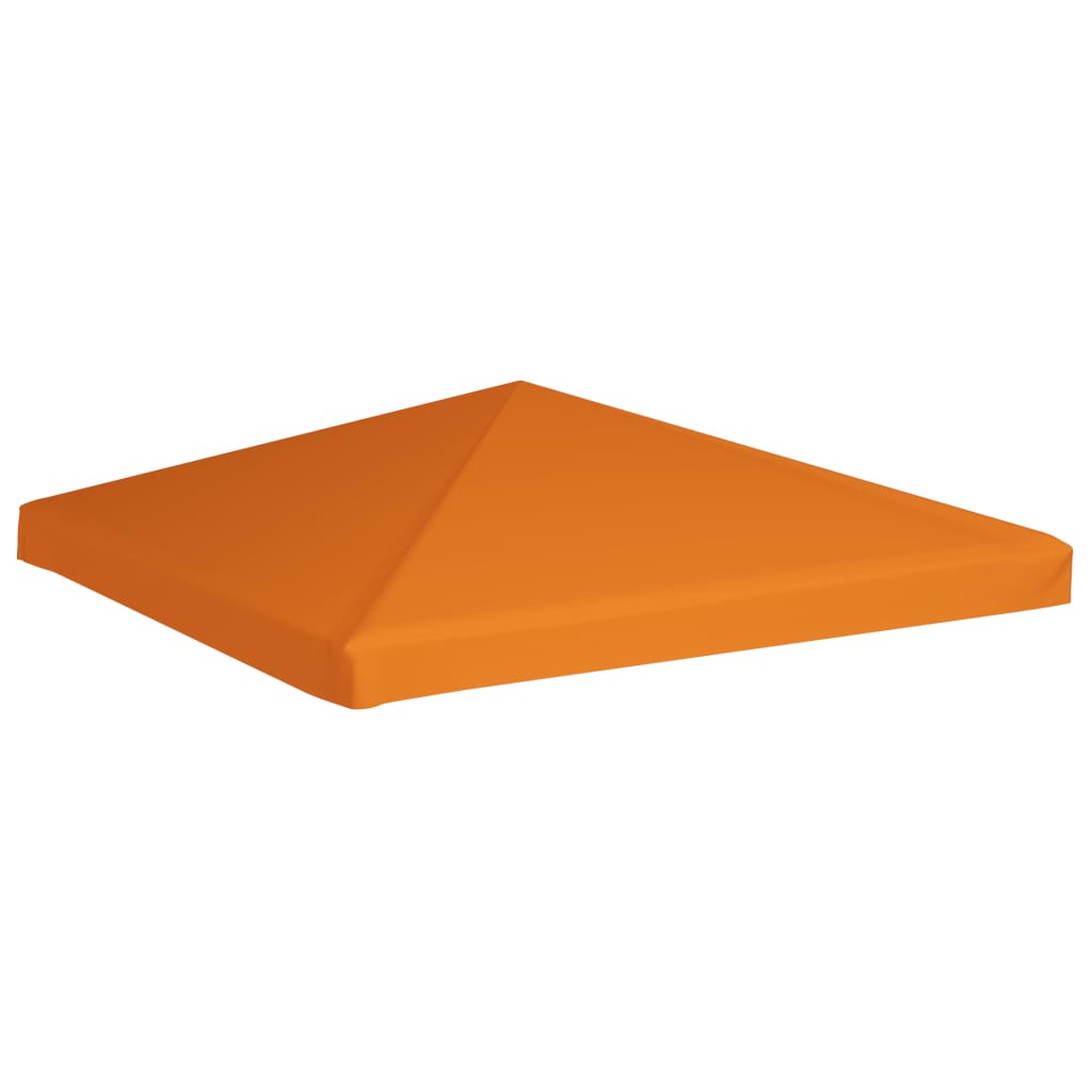 vidaXL Viršutinis pavėsinės uždangalas, oranžinis, 310 g/m², 3x3m