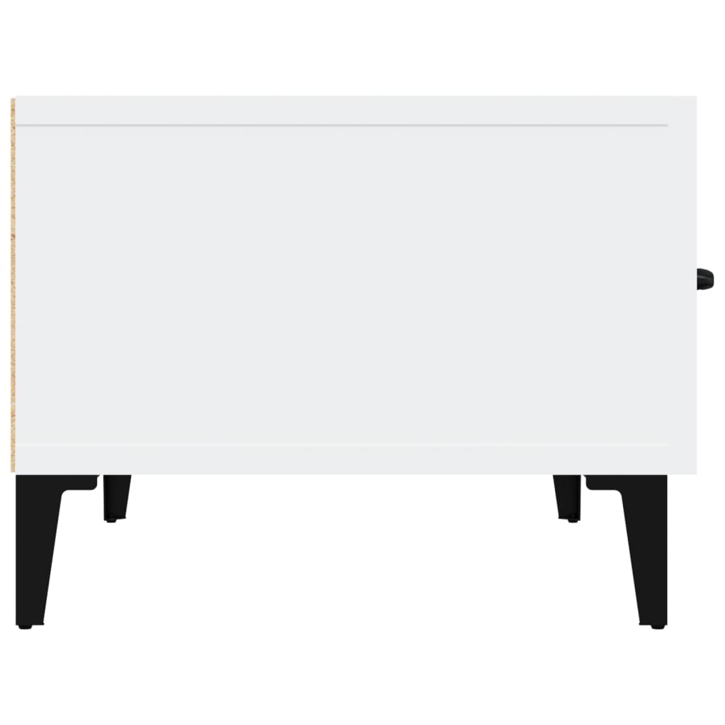 vidaXL Televizoriaus spintelė, balta, 150x34,5x30cm, apdirbta mediena
