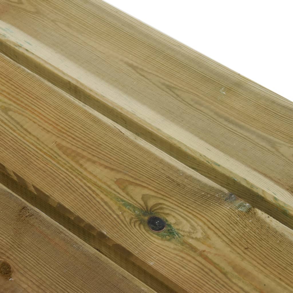 vidaXL Sodo suoliukas, 110cm, impregnuotos pušies medienos masyvas