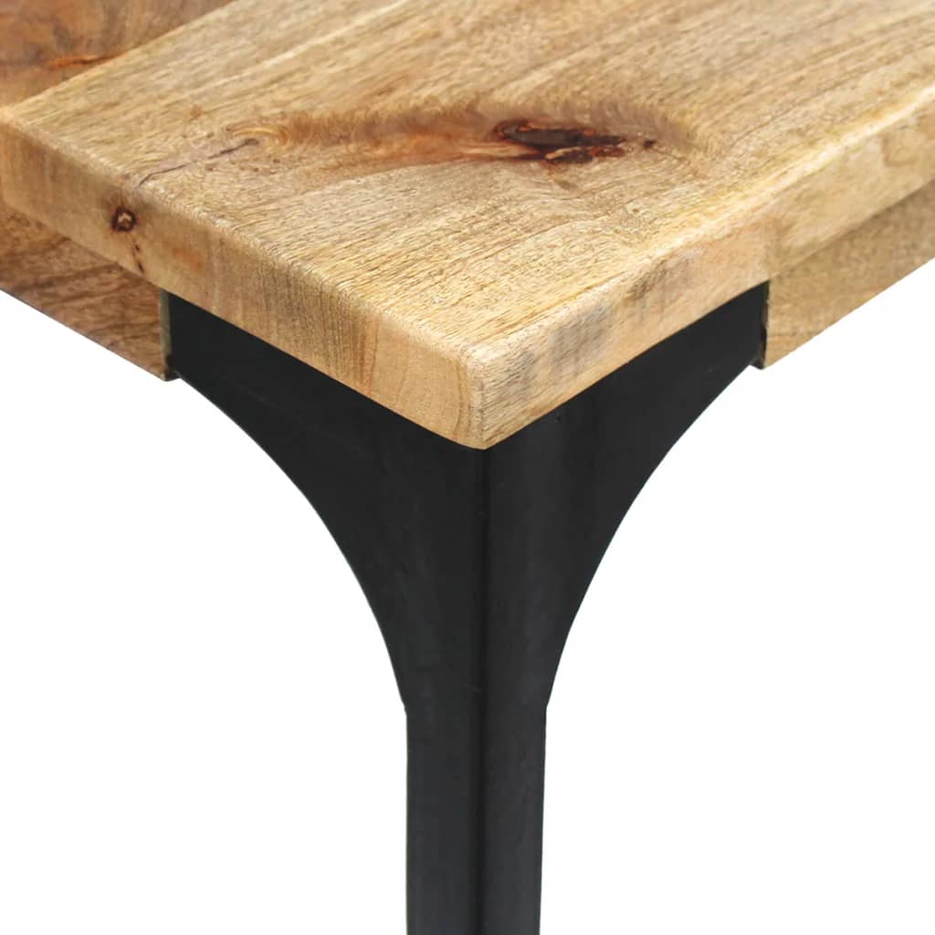 vidaXL Konsolinis staliukas, mango mediena, 120x35x76 cm