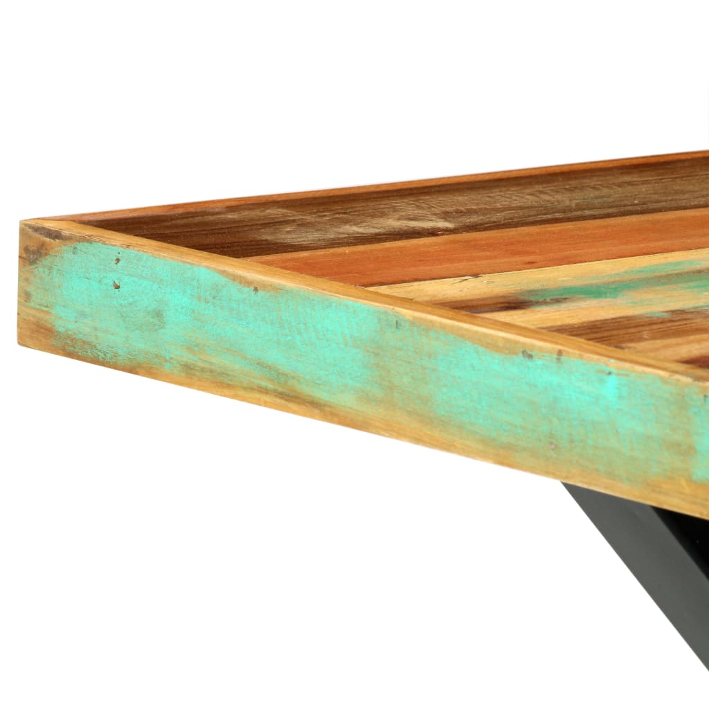 vidaXL Valgomojo stalas, 180x90x76 cm, perdirbtos medienos masyvas