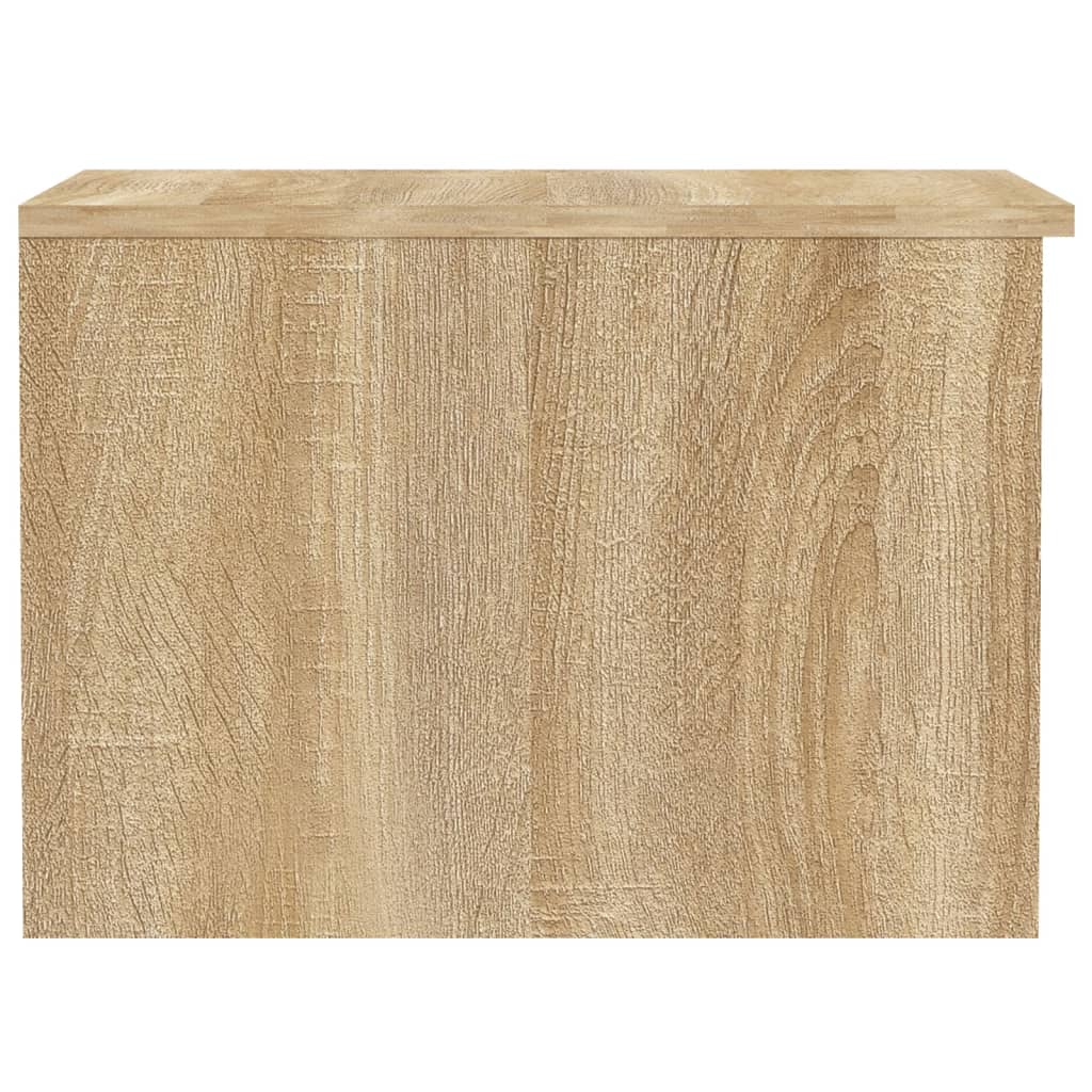 vidaXL Kavos staliukas, sonoma ąžuolo, 50x50x36cm, apdirbta mediena
