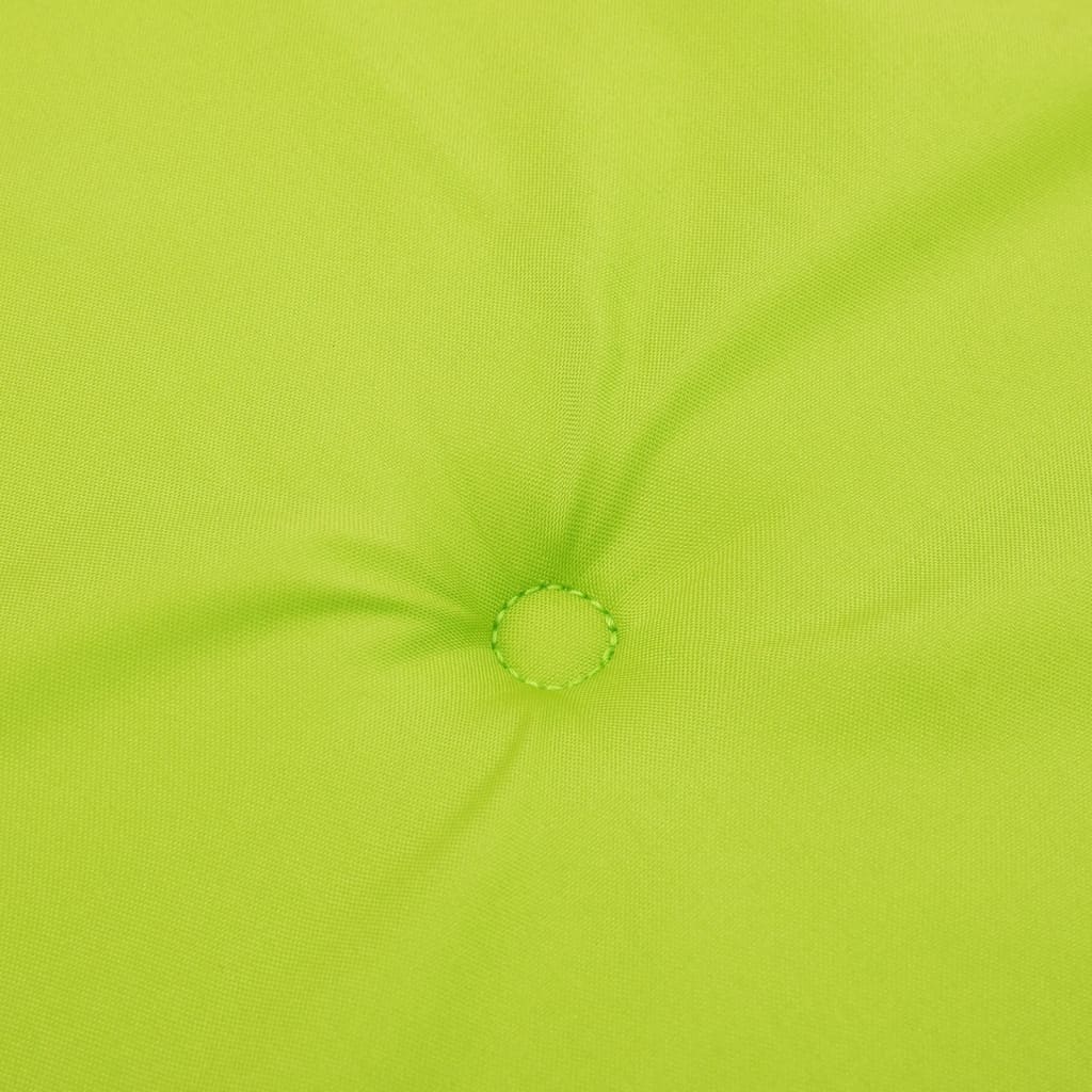 vidaXL Sodo suoliuko pagalvėlė, ryškiai žalia, 120x50x3cm, audinys