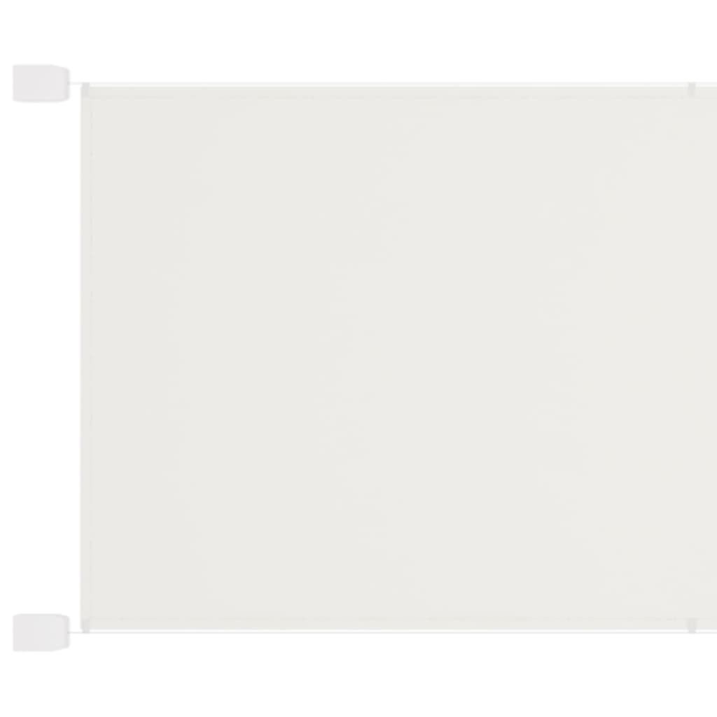 vidaXL Vertikali markizė, baltos spalvos, 140x420cm, oksfordo audinys