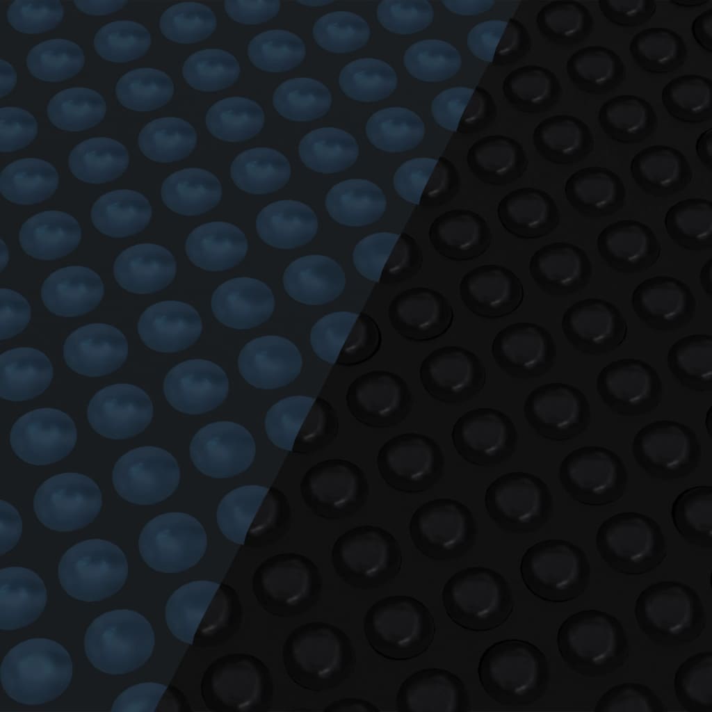 vidaXL Saulę sugerianti baseino plėvelė, juoda/mėlyna, 455cm, PE