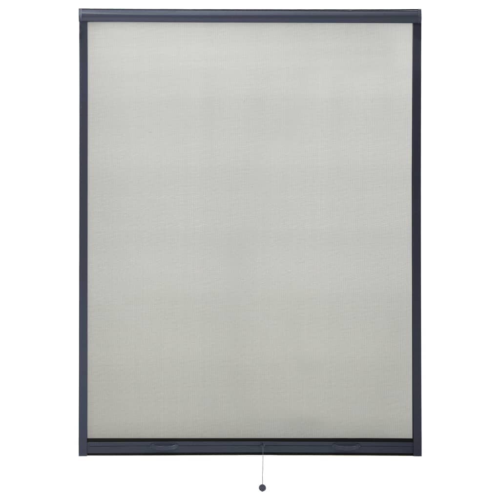 vidaXL Tinklelis nuo vabzdžių langams, antracito, 130x170cm