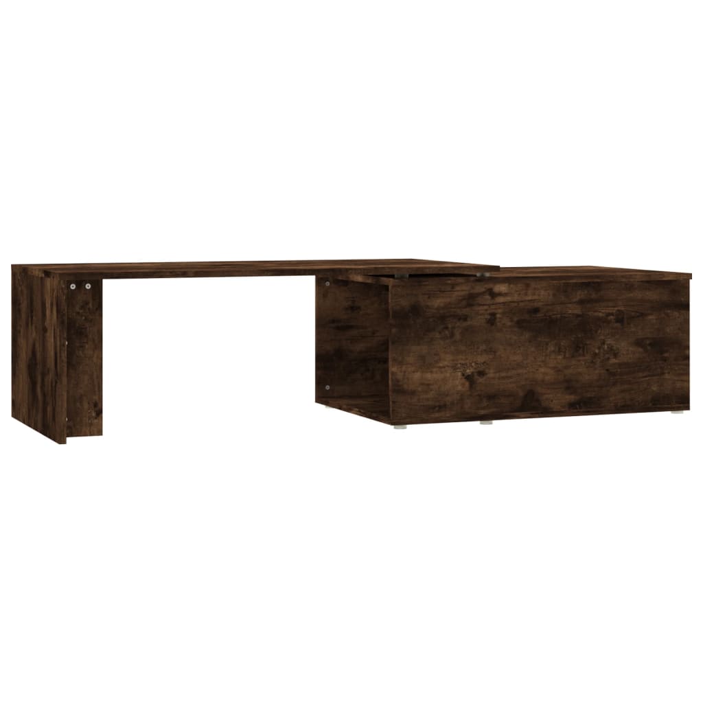vidaXL Kavos staliukas, dūminio ąžuolo, 150x50x35cm, apdirbta mediena