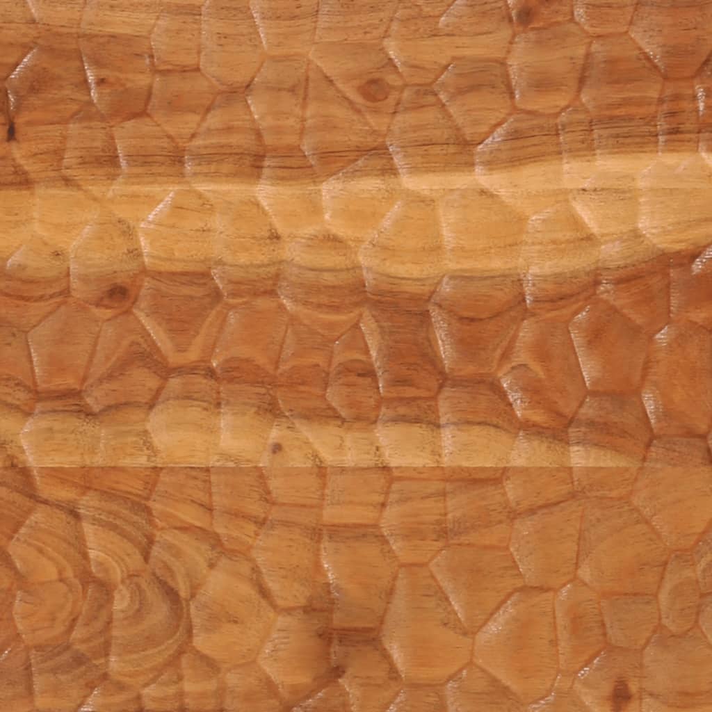 vidaXL Šoninė spintelė, 80x33x75cm, akacijos medienos masyvas
