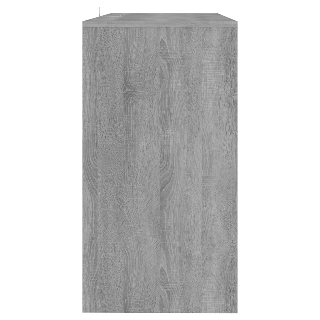 vidaXL Konsolinis staliukas, pilkos ąžuolo spalvos, 89x41x76,5cm, MDP