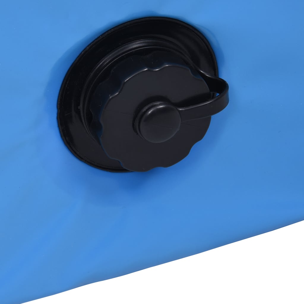 vidaXL Sulankstomas baseinas šunims, mėlynos spalvos, 80x20cm, PVC