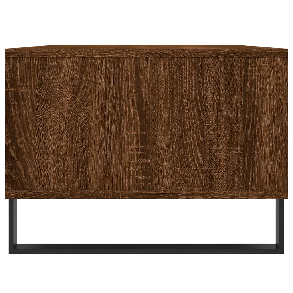 vidaXL Kavos staliukas, rudas ąžuolo, 90x50x36,5cm, apdirbta mediena