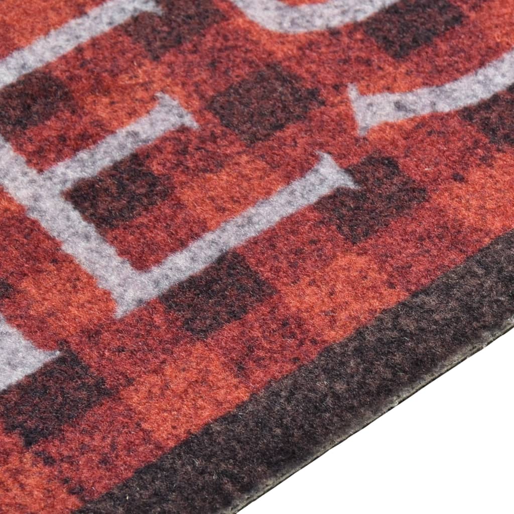vidaXL Virtuvės kilimas, 45x150cm, plaunamas, su pomidorais