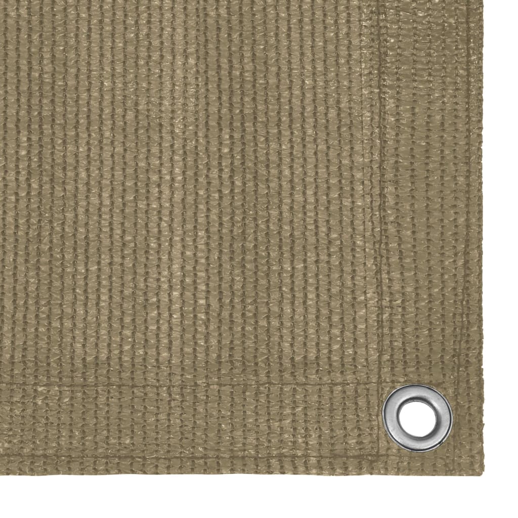 vidaXL Palapinės kilimėlis, taupe spalvos, 400x400cm