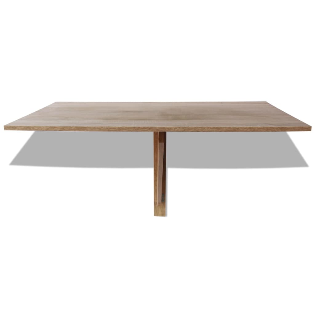 vidaXL Sulankstomas pakabinamas staliukas, ąžuolas, 100x60 cm
