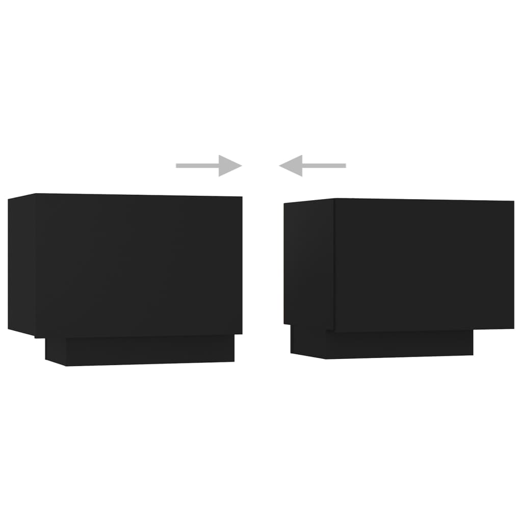 vidaXL Televizoriaus spintelė, juodos spalvos, 100x35x40cm, MDP