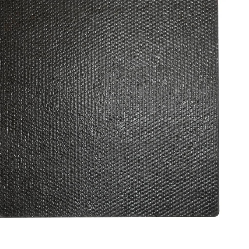 vidaXL Durų kilimėlis, juodas, 100x300cm, kokoso pluoštas