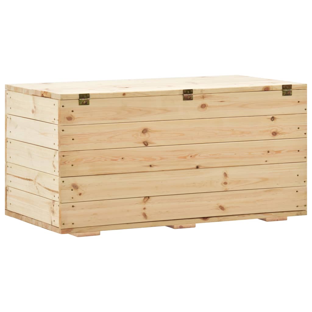 vidaXL Daiktadėžė, 100x54x50,7cm, pušies medienos masyvas