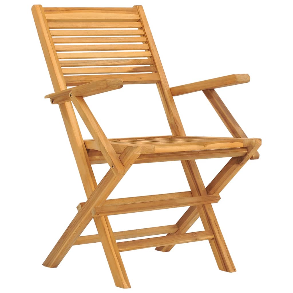 vidaXL Sulankstomos sodo kėdės, 4vnt., 55x62x90cm, tikmedžio masyvas